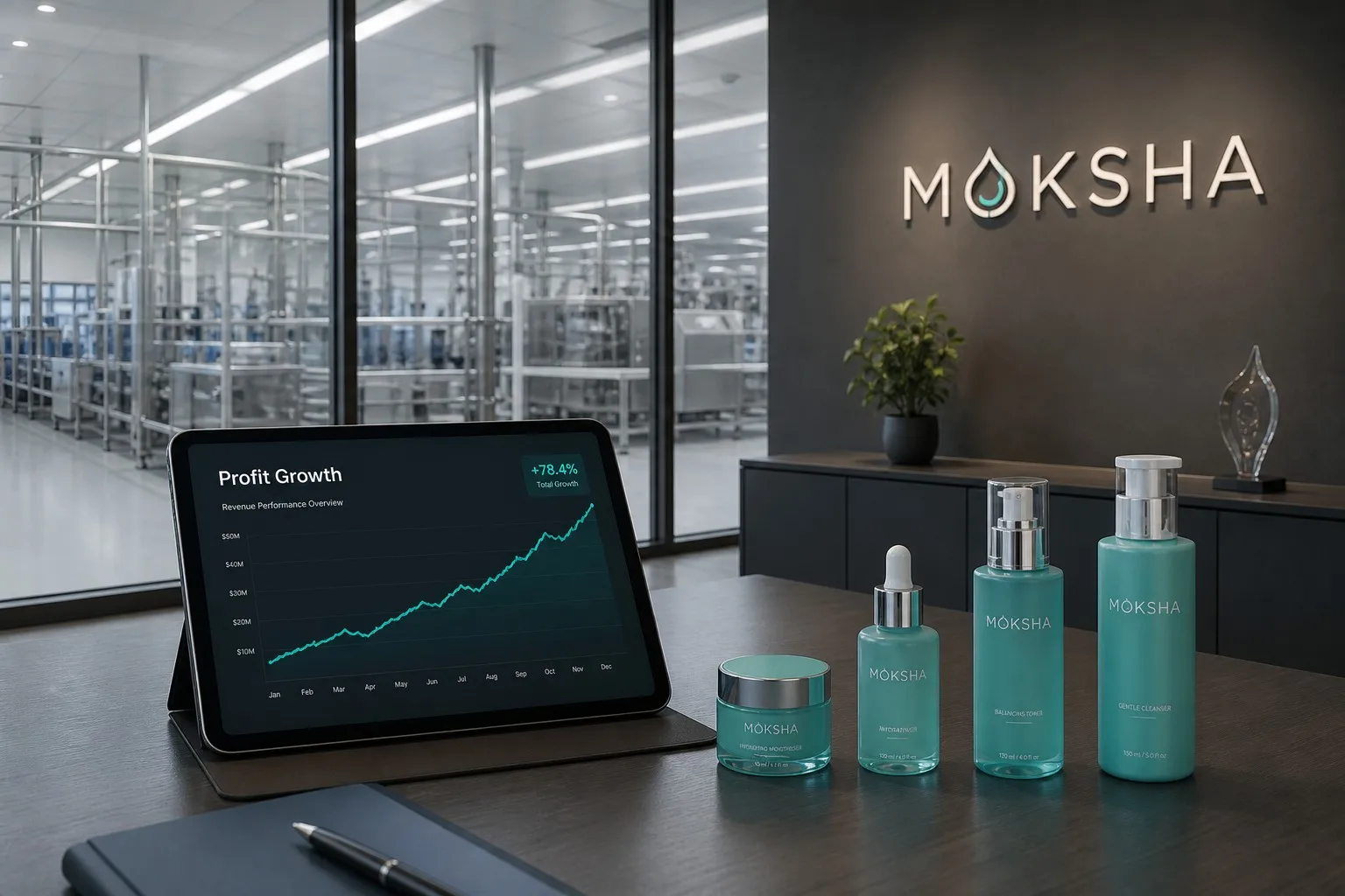 Wholesale Skincare R&D at MOKSHA focusing on brand ROI optimization