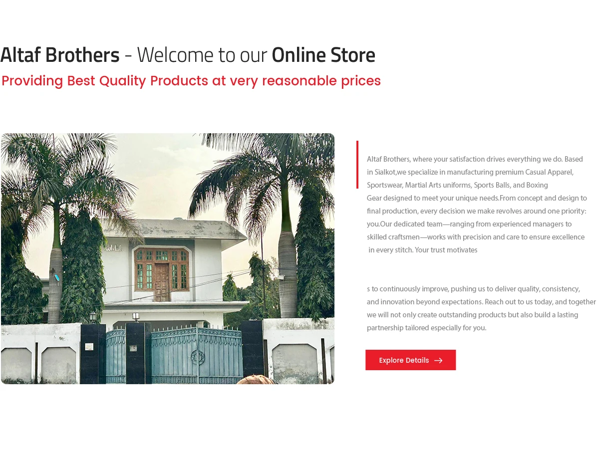Company Overview - ALTAF BROTHERS