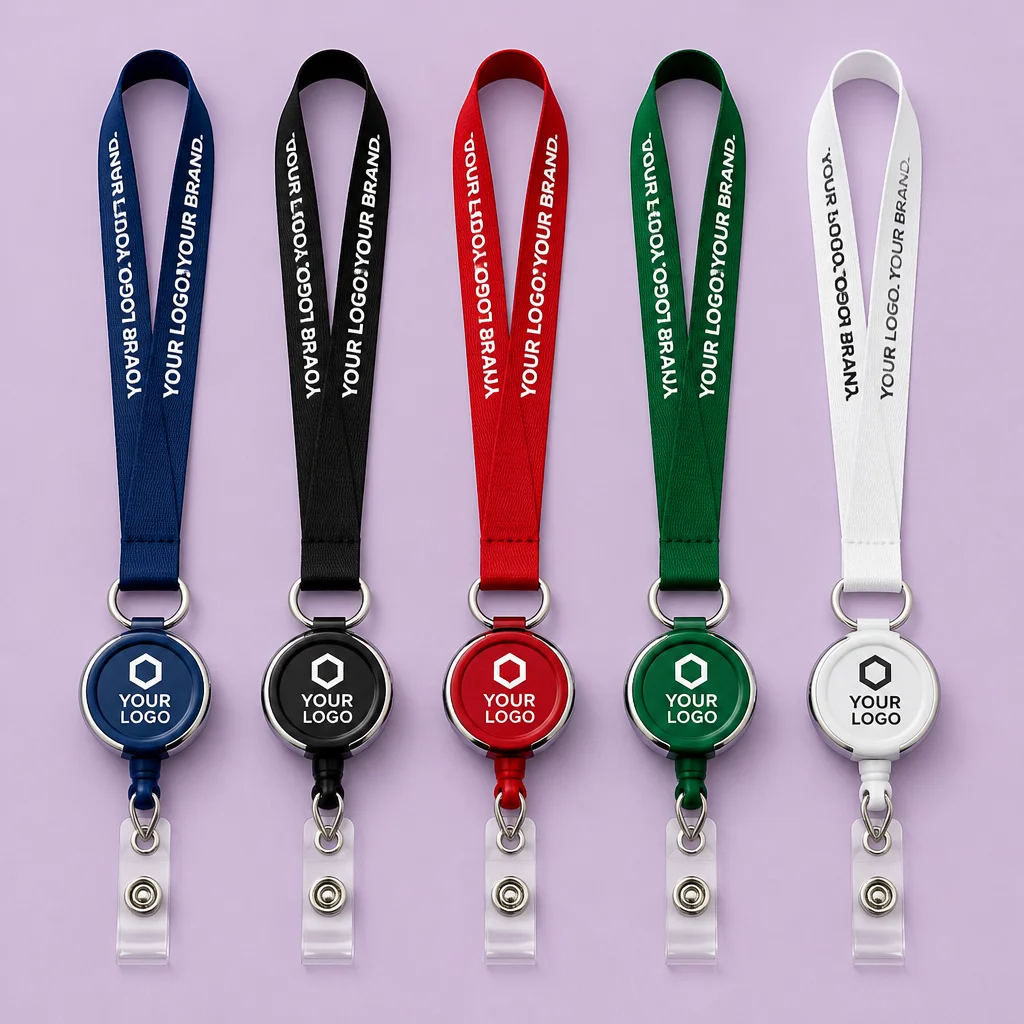 Color-Matched Retractable Reel & Lanyard Strap Ensembles