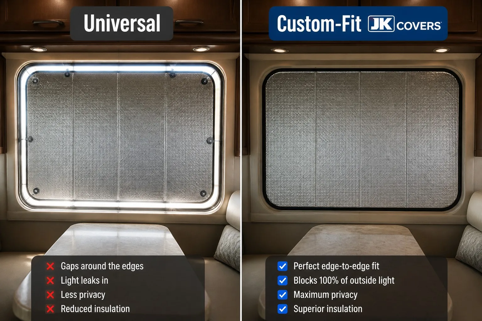Custom-Fit Windshield Shades vs. Universal: Why Precision Matters for RVs 