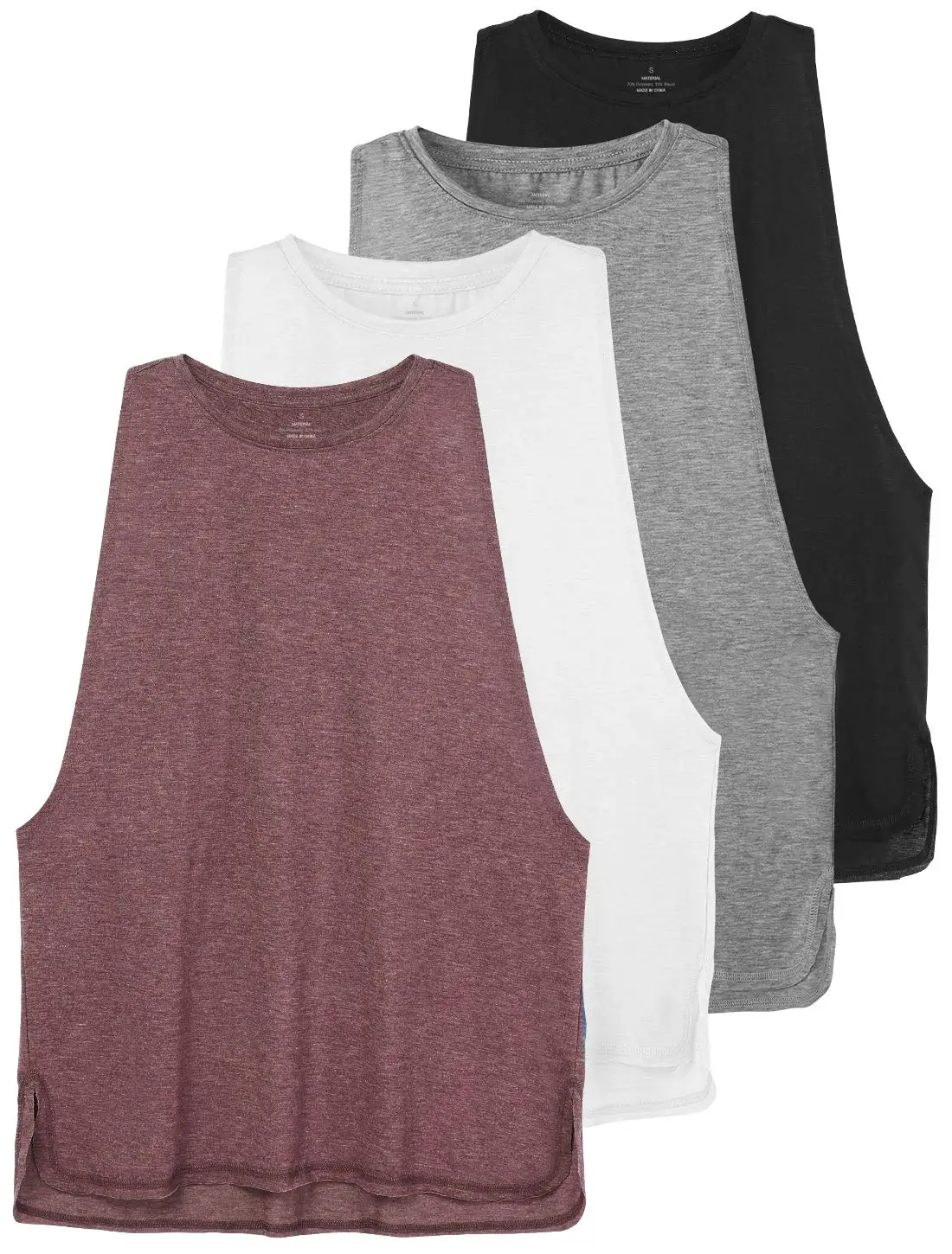 Loose-Fitting版型无袖High Elasticity瑜伽Tank Top