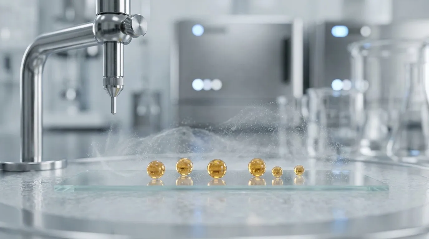 Macro photography of hydrophobic fragrance oil interaction in laboratory testing