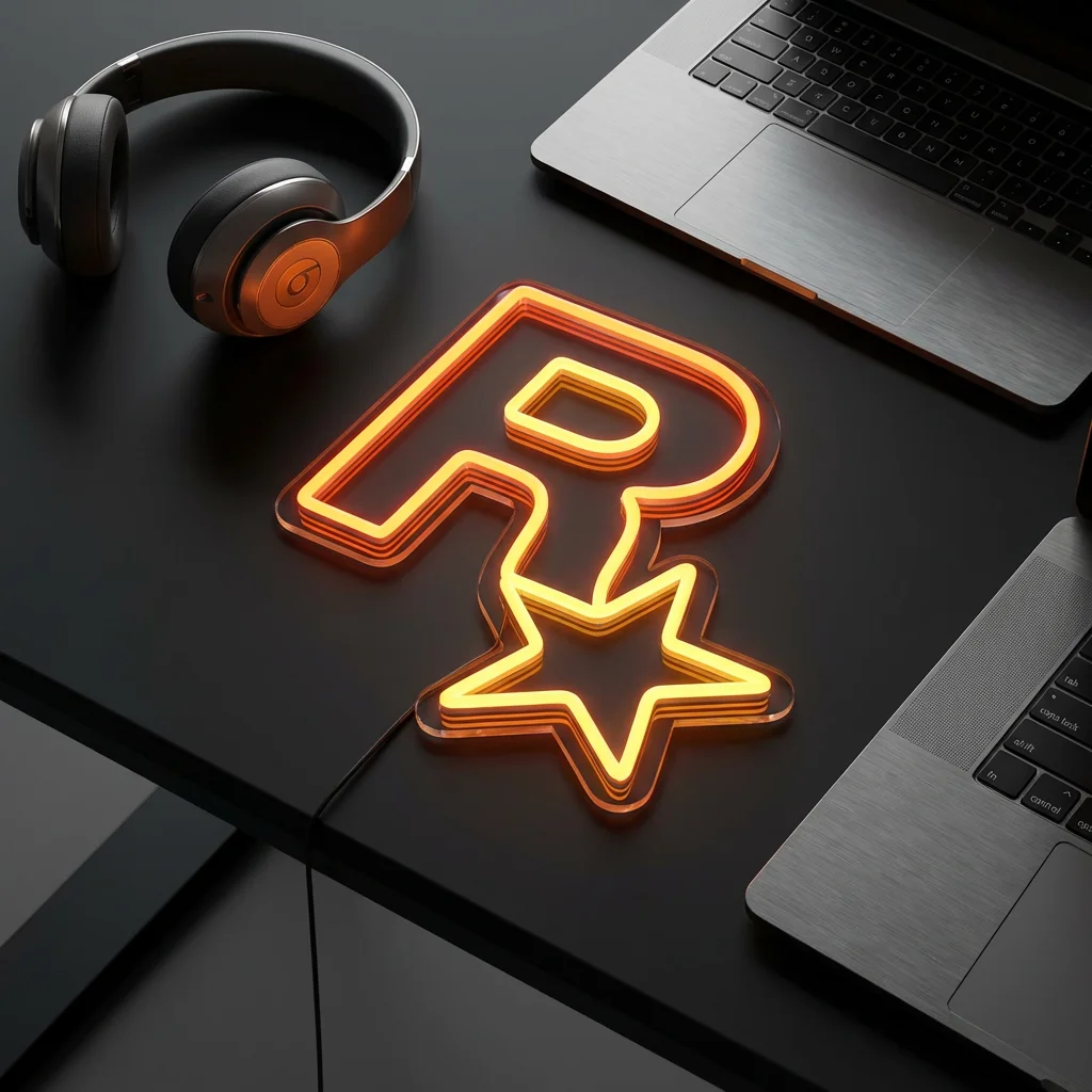 Rockstar Style Neon Light
