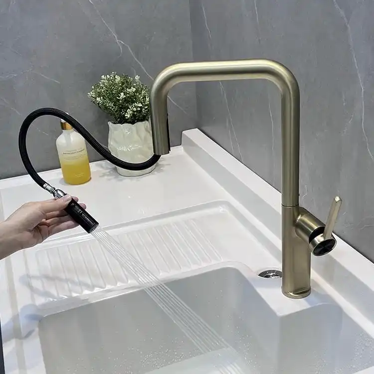 black-gold-pull-out-faucet-breakdown