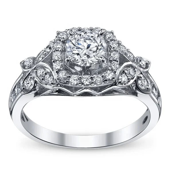 Custom High Quality Designer Woman Custom High Quality Designer Woman Lab grown Rings VVS Diamond Engagement gold