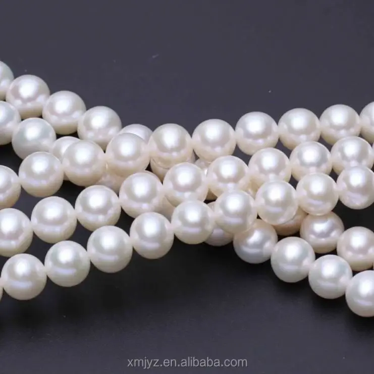 

Certified ZZDIY015 Zhuji Supplies Fresh Water Pearls 9-10Mm Round White Aaaa1 Natural Loose Pearl Necklace Wholesale