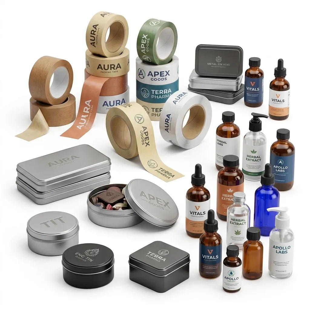 Tape Tin Boxes PET Bottles main product image