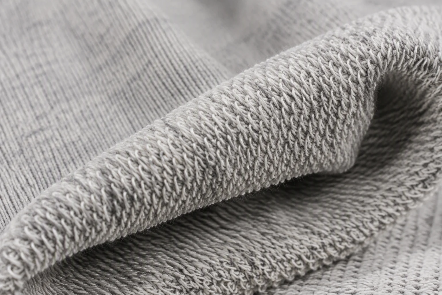 Real French Terry Fabric Loop Texture