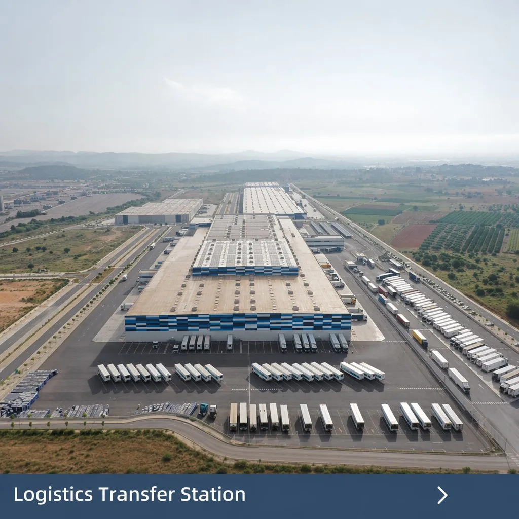 High-Capacity Logistics Transfer Station Supported by Sunrise Steel High-Capacity Logistics Transfer Station Supported by Sunrise Steel