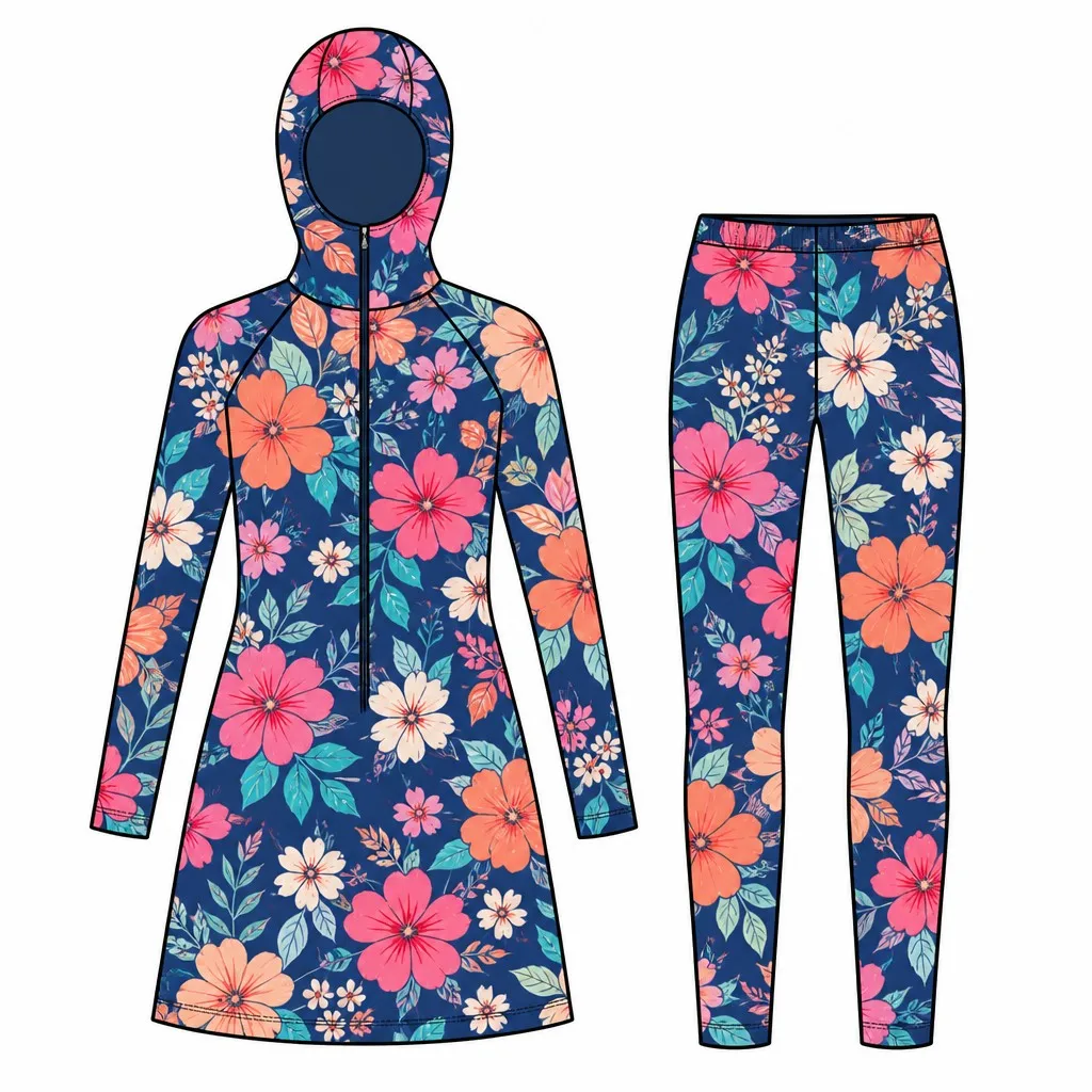Printed Burkini Sets