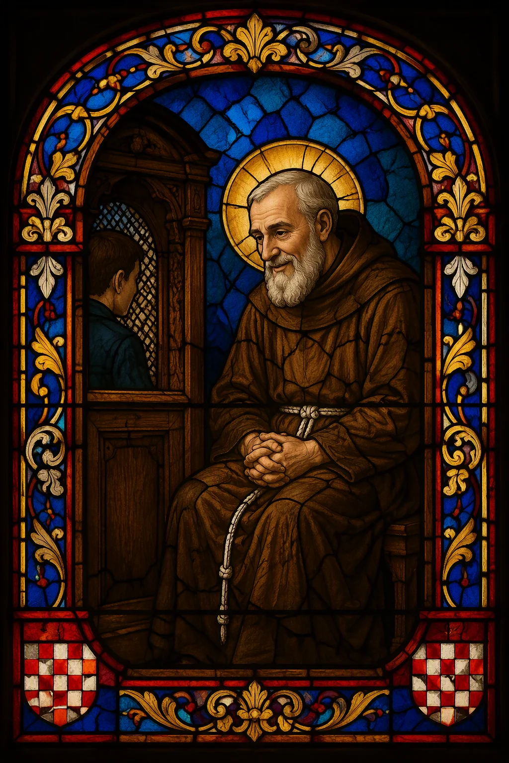 Templo parroquial · vitral (imagen referencial)