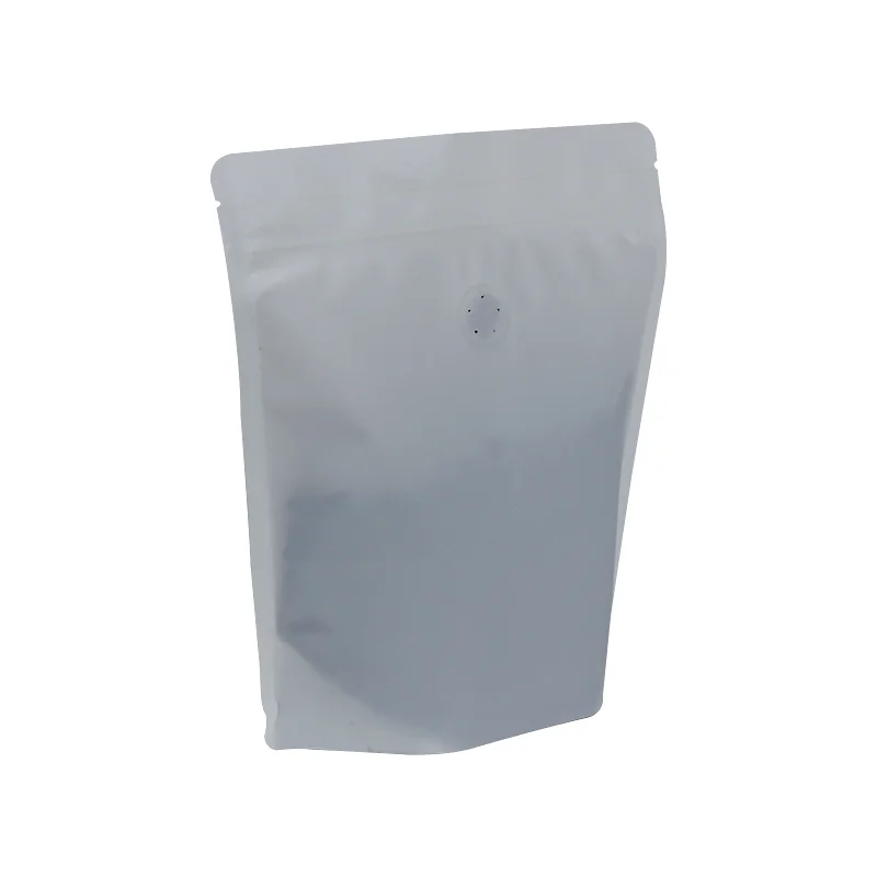 

Eco-Friendly 100% Recyclable 8Oz 250G Plain Black/White Stand Up Pouch/Bag For Coffee Packaging