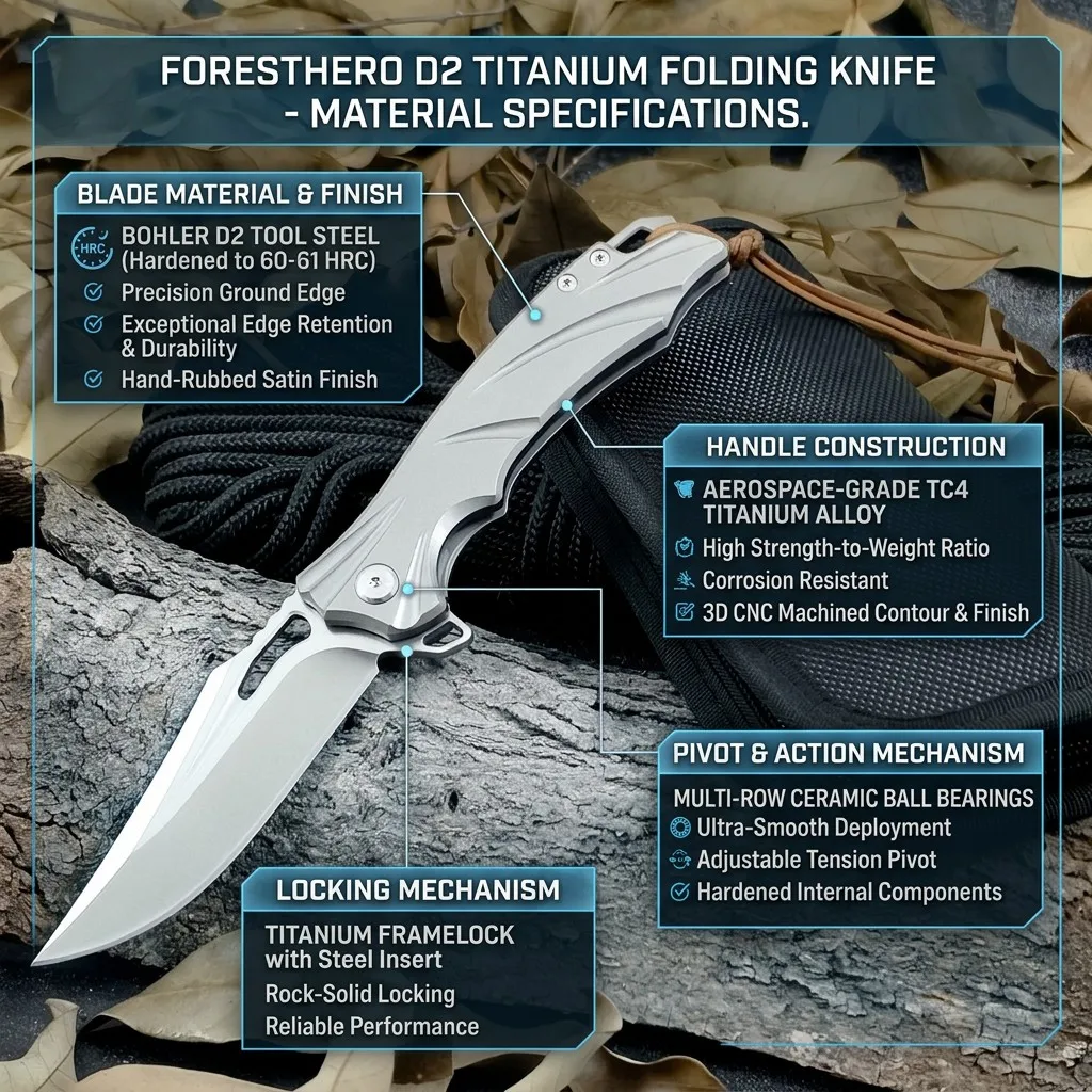 Titanium and D2 Material Specs