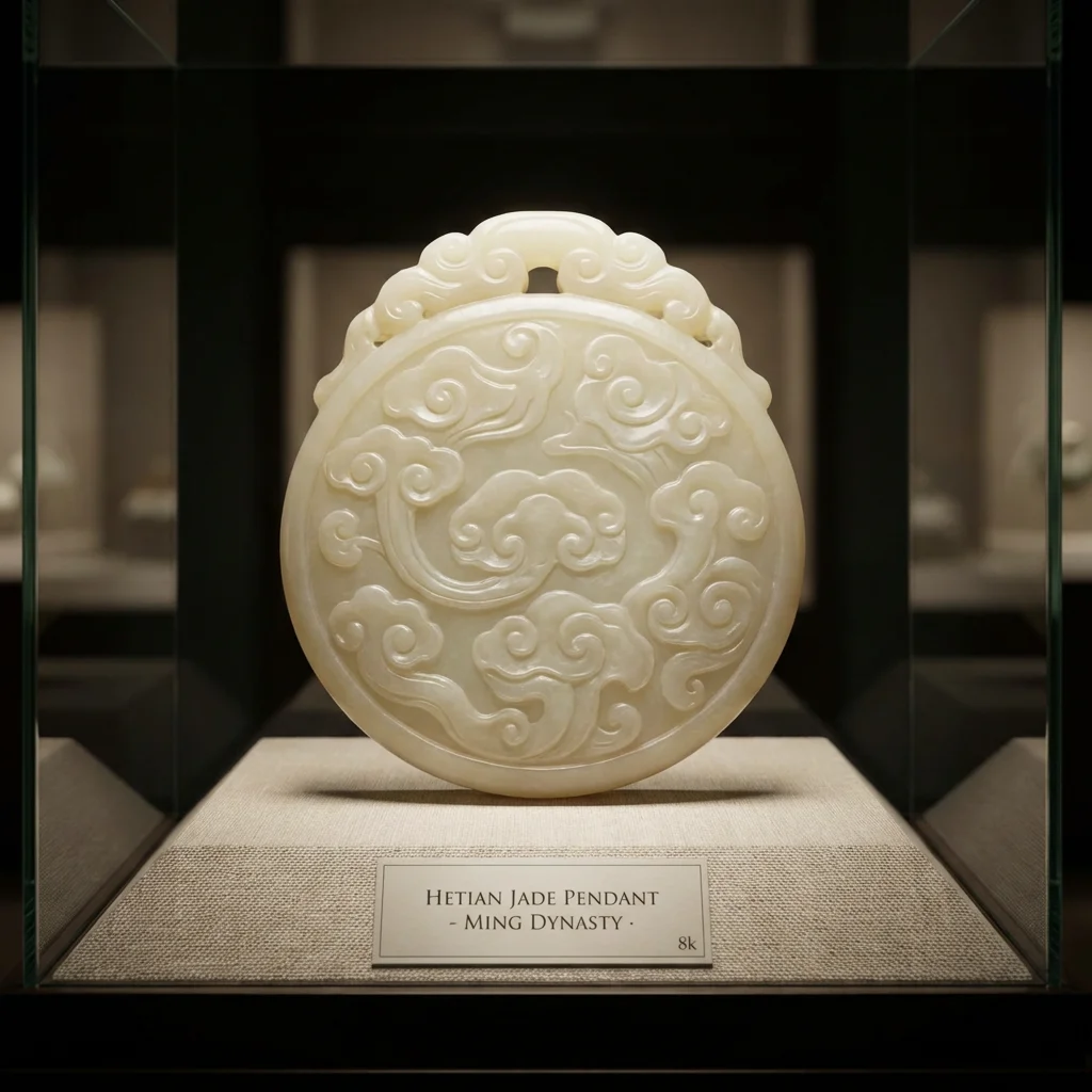 Hetian Jade White Mutton Fat Pendant