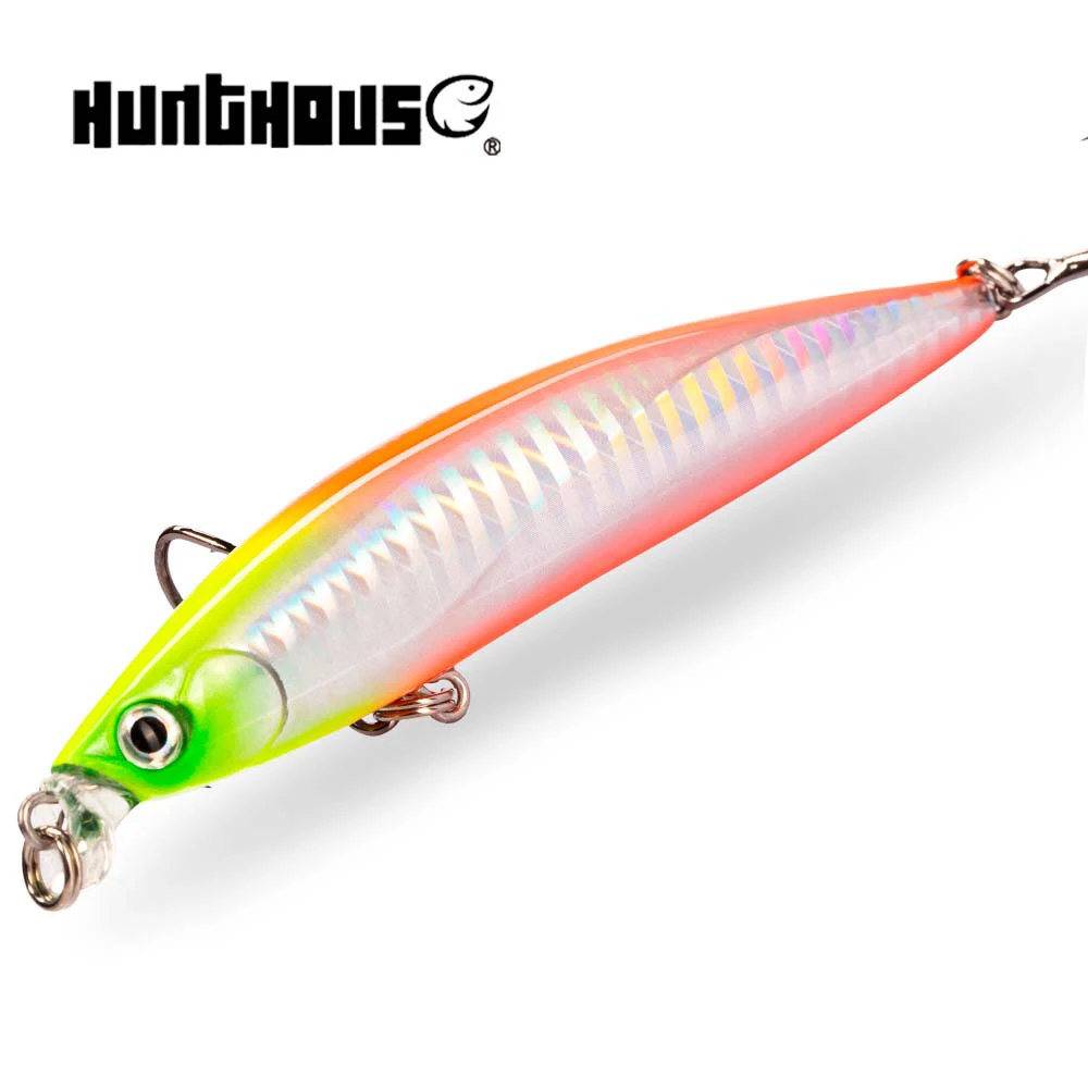 

Hunt House factory whole sale fishing lures 78mm 8.5g 98mm 13g 118mm 19g fishing hard bait plastic minnow lure