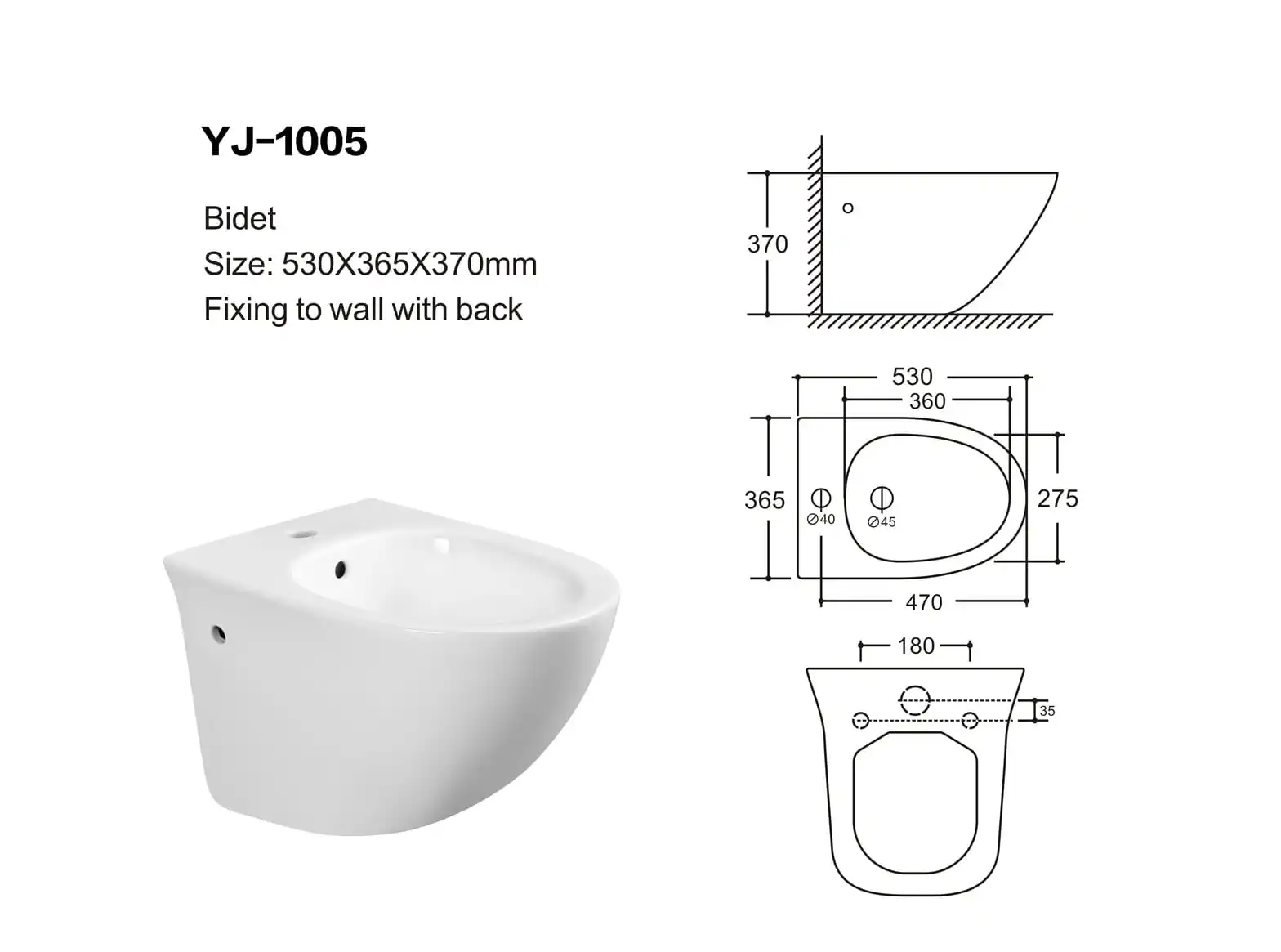 wall-hung-ceramic-bidet-yj-1005-dimensional-blueprint
