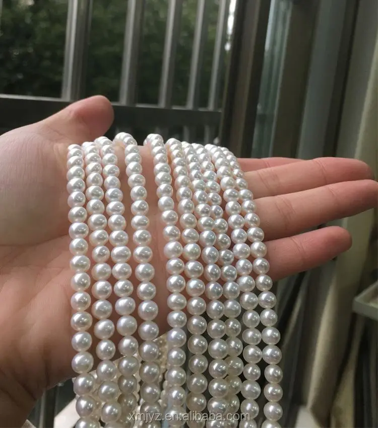 

Certified ZZDIY038 Hot buy 7-8 mm A round real cultured fresh water seed pearl loose wholesale
