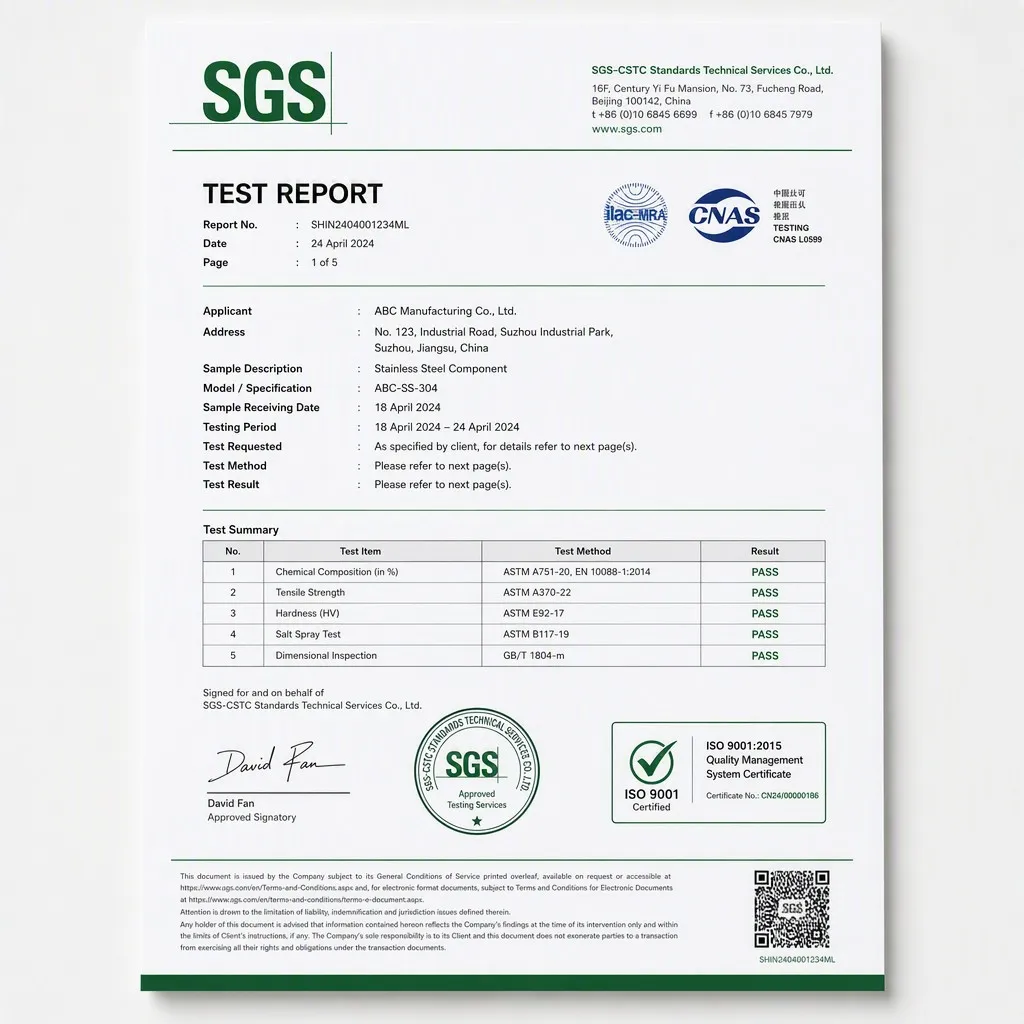 NFPA 2112 Certificate