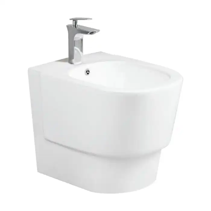 Floor Mounted Ceramic Bidet Model YJ-1307F Perspective View floor-mounted-ceramic-bidet-yj-1307f-perspective