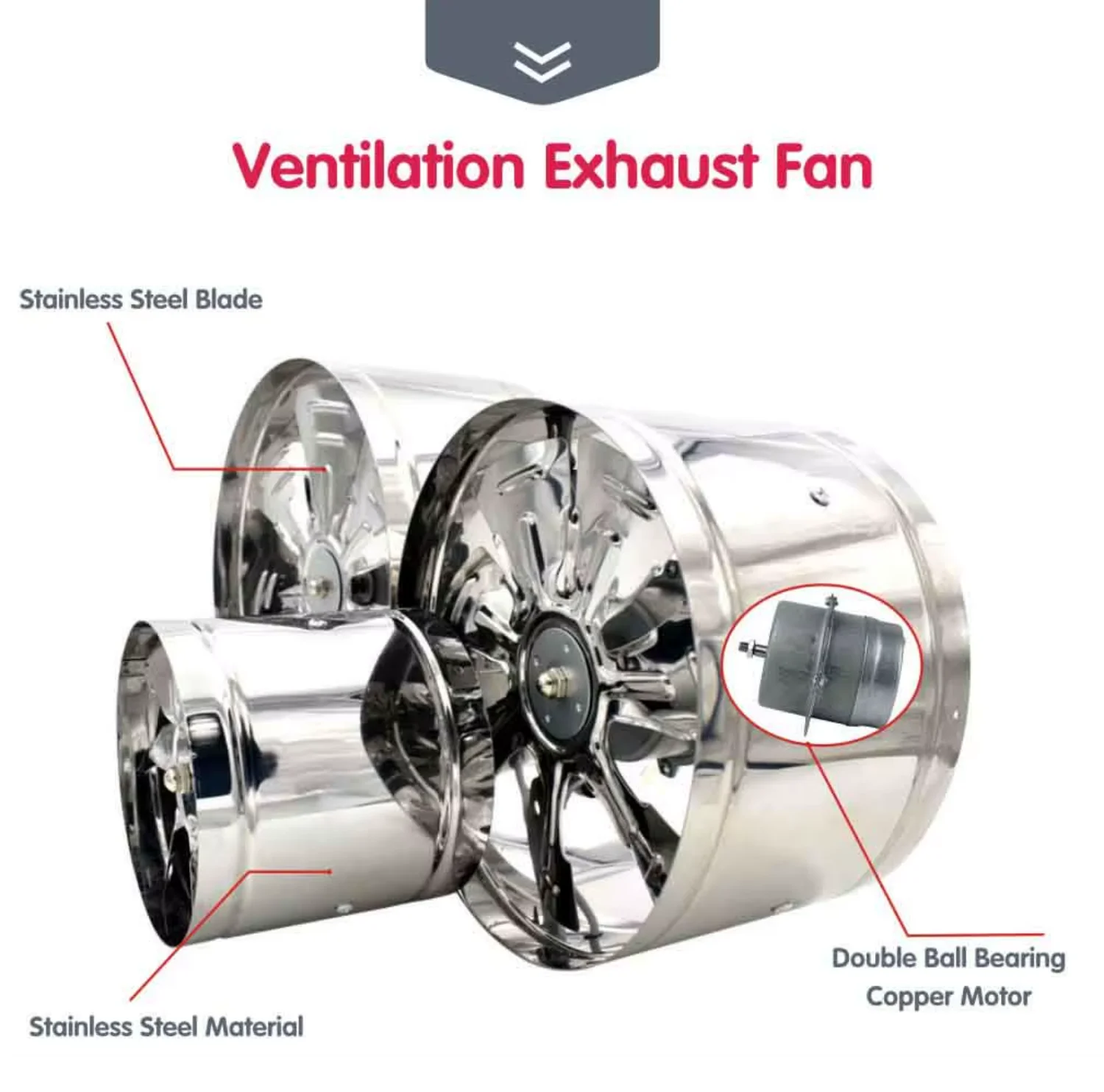 Inline Duct Fan, 220 V, Electric - detail 6