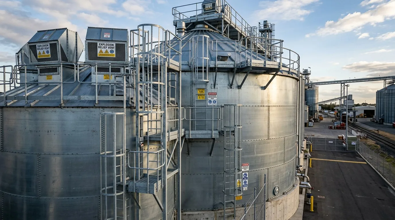 High-Safety Steel Grain Silo Engineering Features