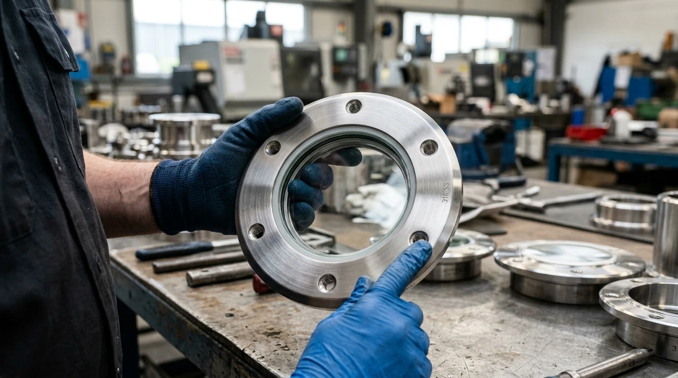 Manual Inspection of Brushed Finish