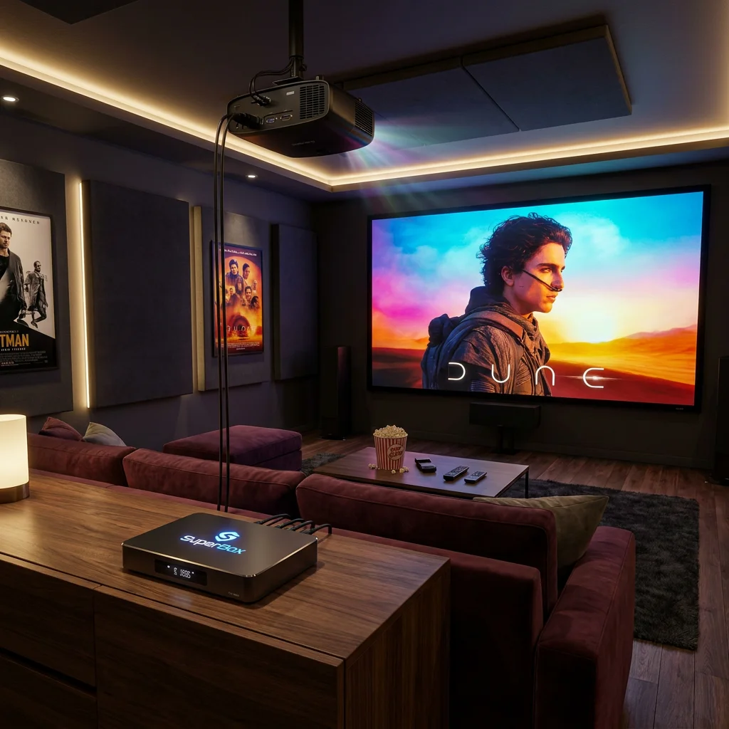 SuperBox S7 Home Theater Setup