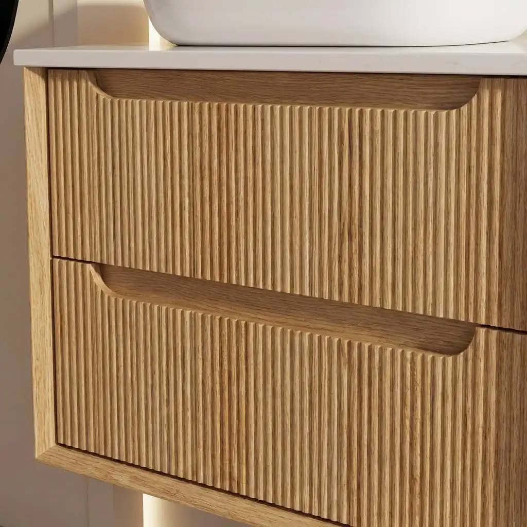 Two Drawer PVC Vanity Model 125-1 2702 J-Pull Detail two-drawer-pvc-vanity-2702-drawers