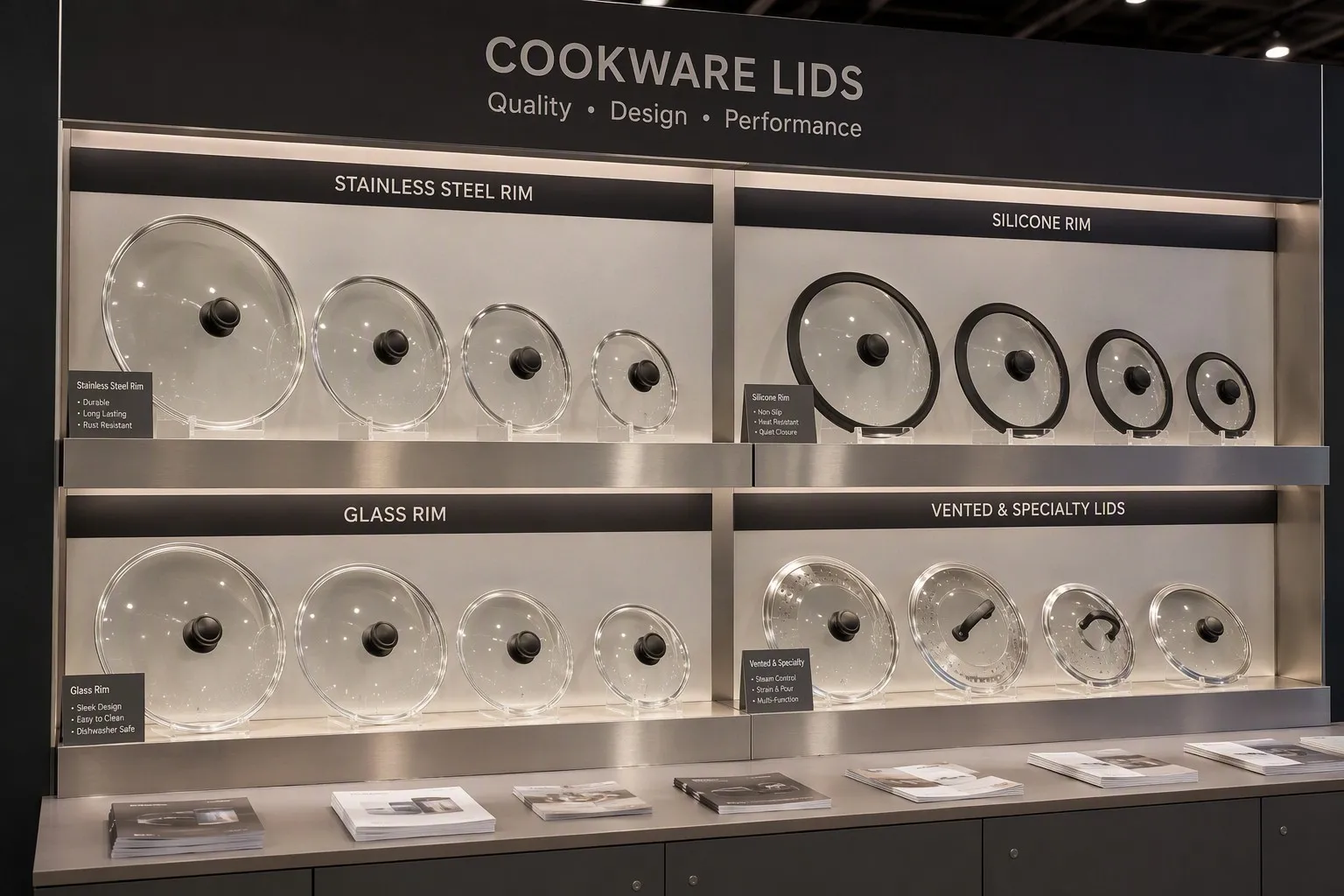 Tempered glass cookware lids overview
