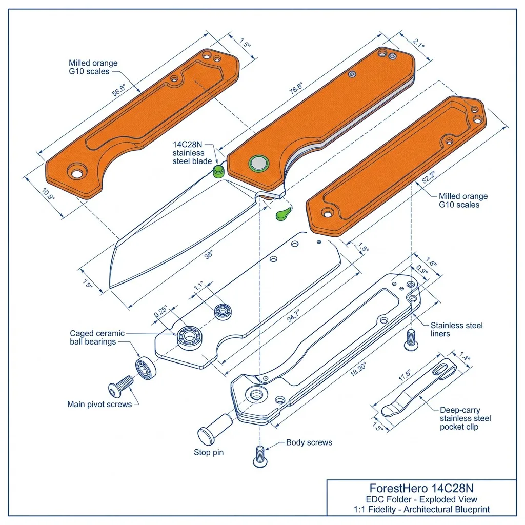 Exploded View of Precision EDC