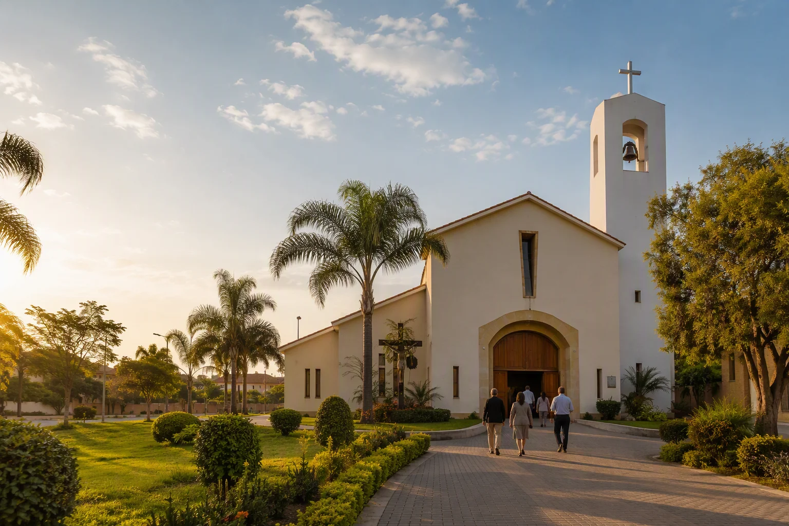 Iglesia parroquial en un barrio residencial de Lima (imagen referencial)