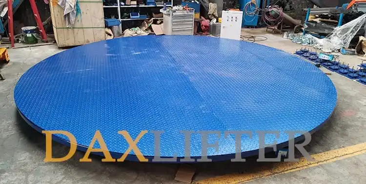 DAXLIFTER Hydraulic Car Turntable Platform - Precision Engineered