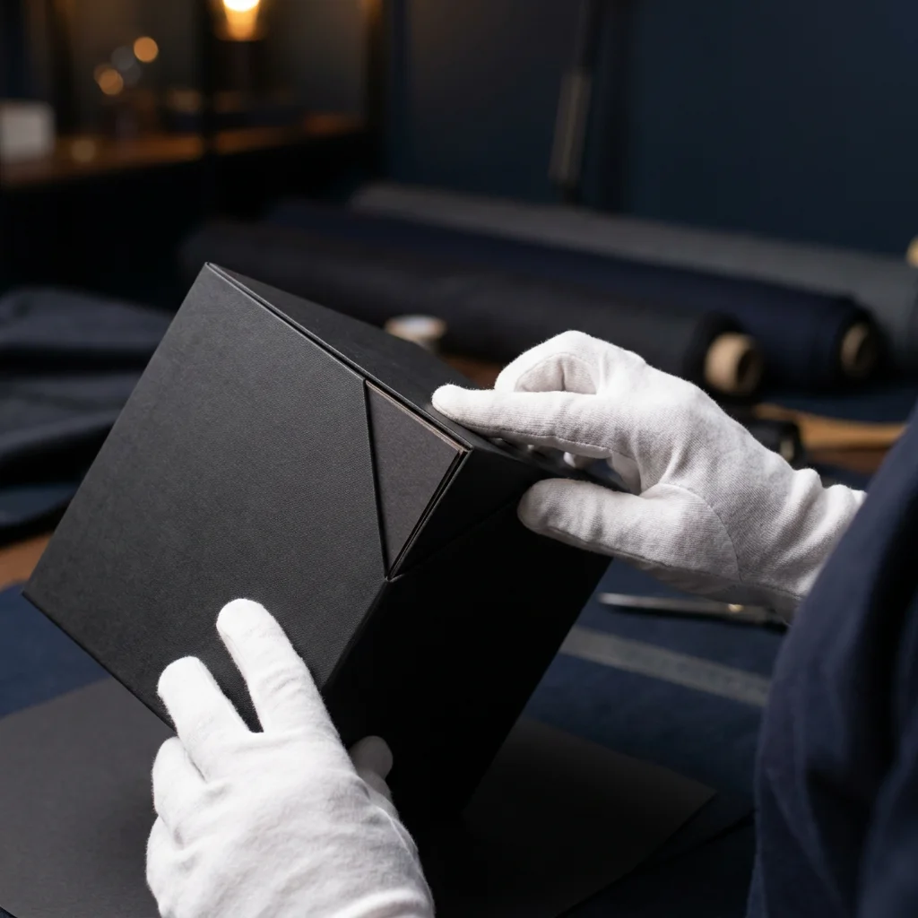 5 Pillars of Luxury Packaging Craftsmanship | ShineLink Premium Boxes 5 Exquisite Hand Finishing