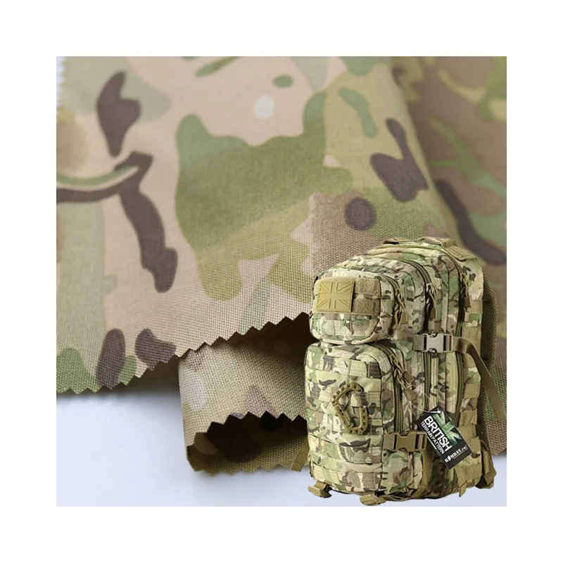 

500 Daniel Durable waterproof PU coated camouflage printed multicam nylon cordura fabric mc fabric nylon