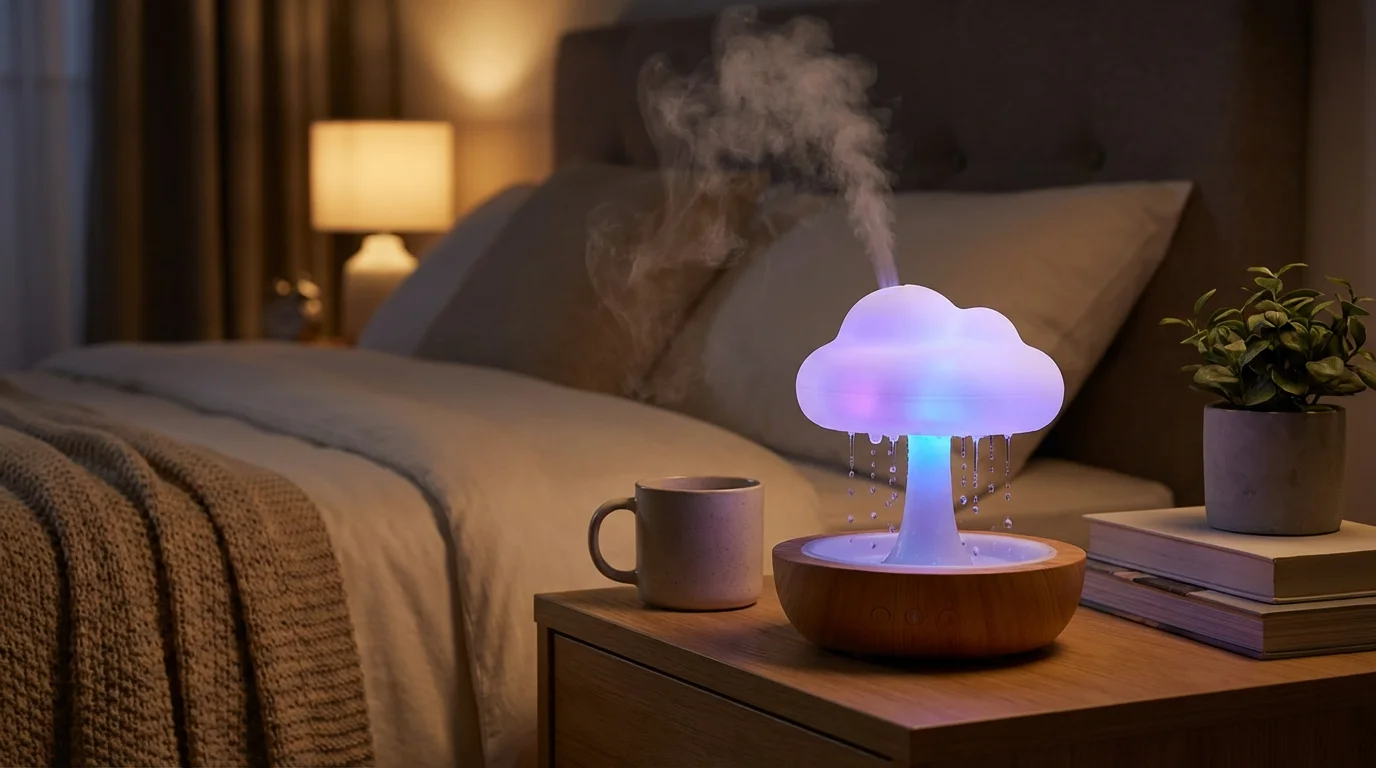 Rain Cloud Aroma Diffuser Bedroom