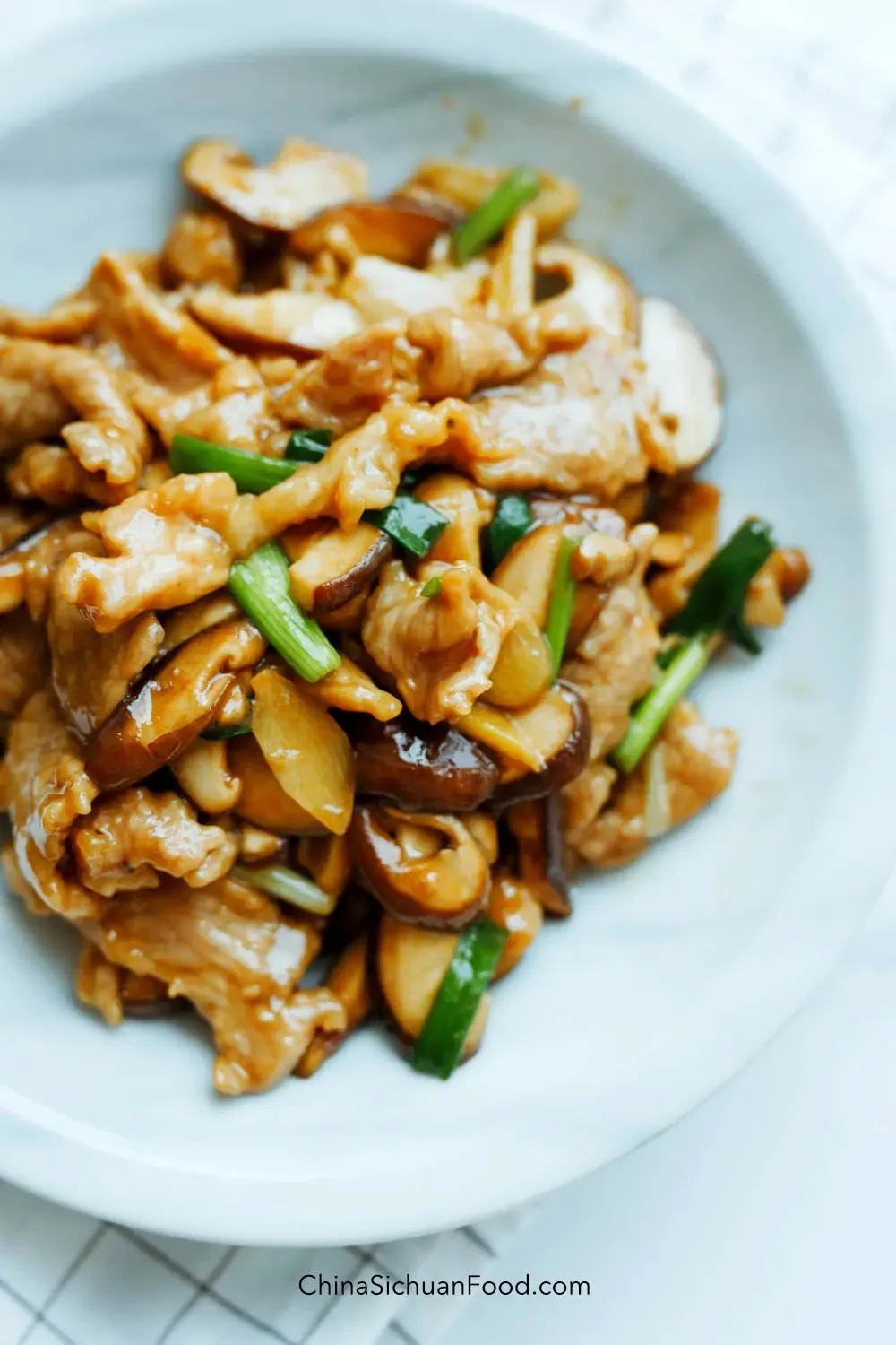 菌菇肉片