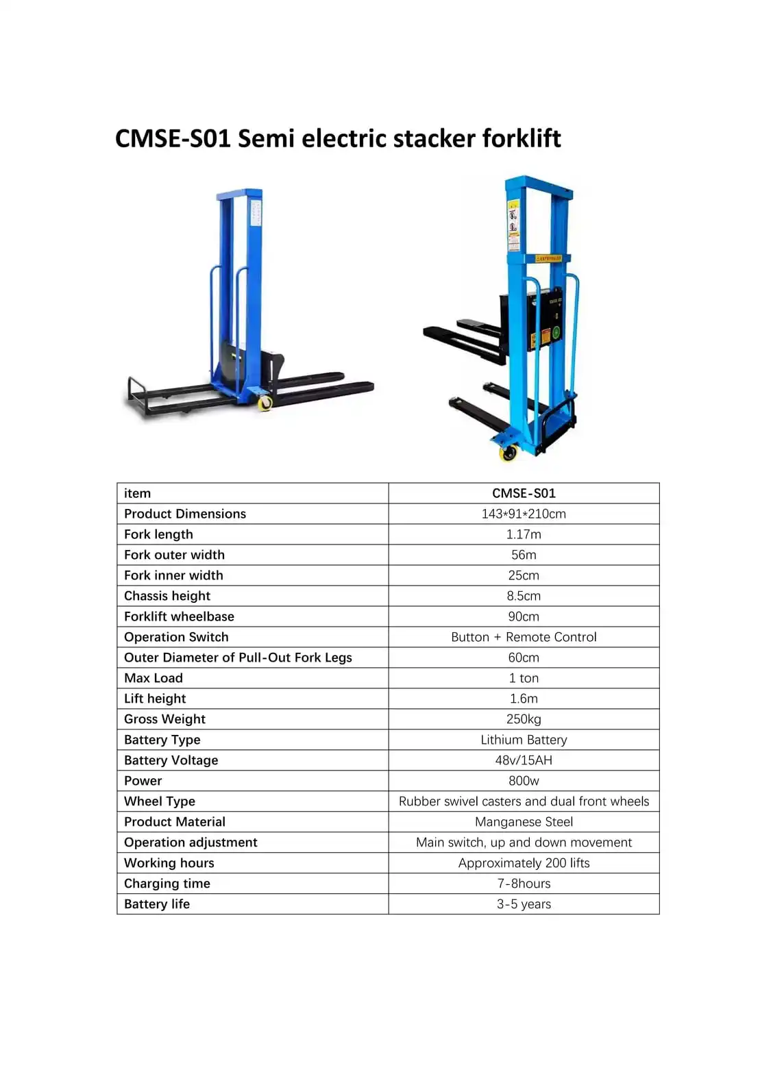 Compact Forklift