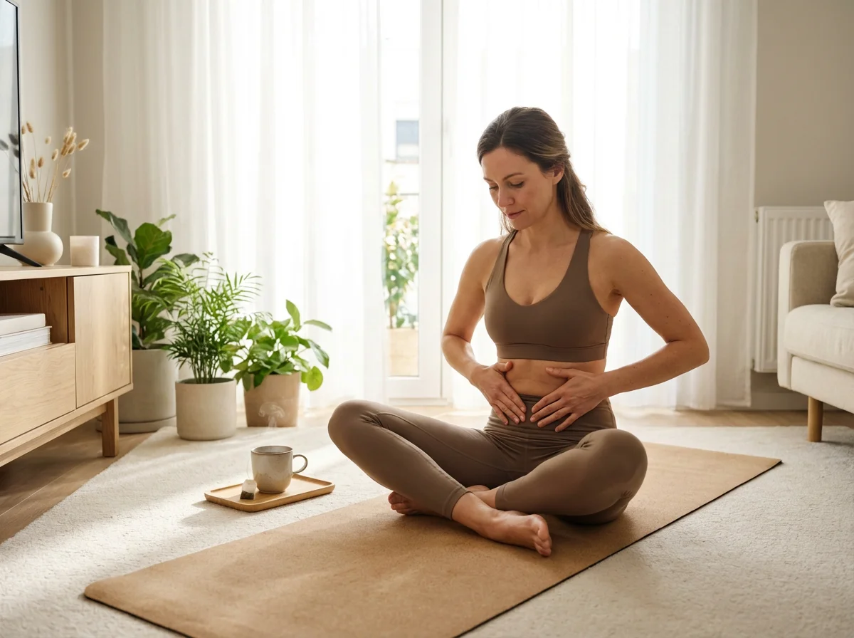 TCM abdominal self-massage for gut health