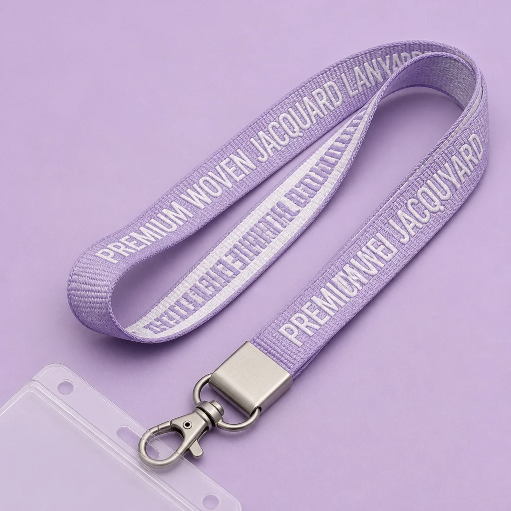 High-Definition Woven Jacquard Lanyard - Standard Gifts