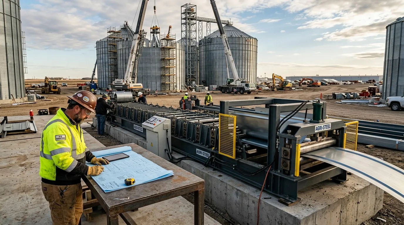 Strategic In-House Grain Silo Manufacturing for Infrastructure Contractors