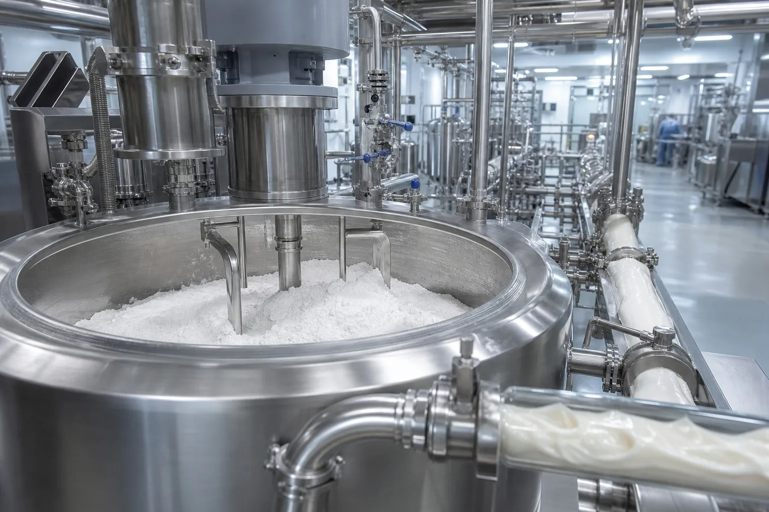 Chemical and cosmetics pipeline production