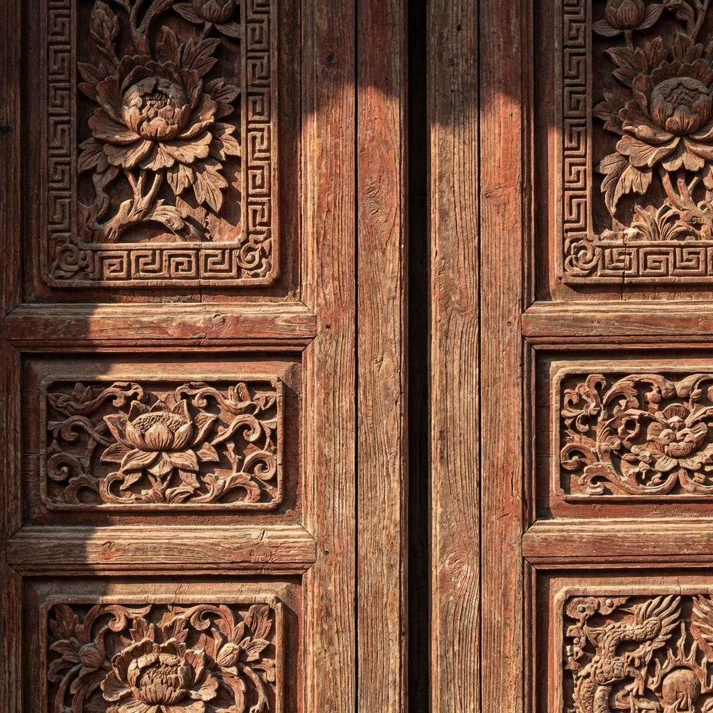 Ming Dynasty Style Wood Furniture Carving