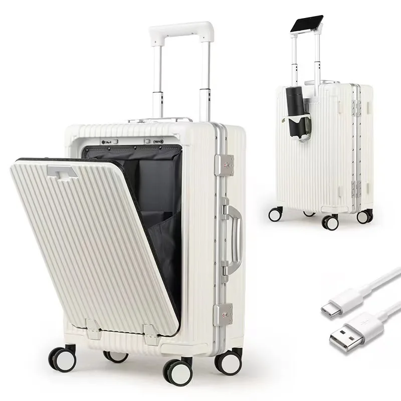 

Luggage Expandable Suitcase PC+ABS Material TSA Lock Spinner Carry on 20in Hard Shell Suitcase