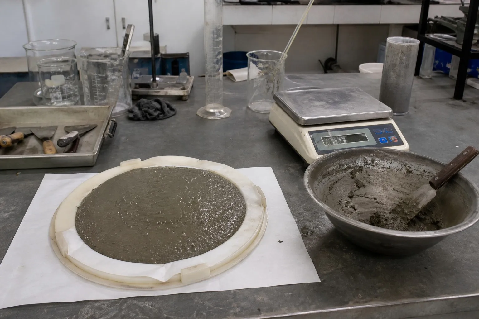 cellulose ether water retention and working time test for repair mortar