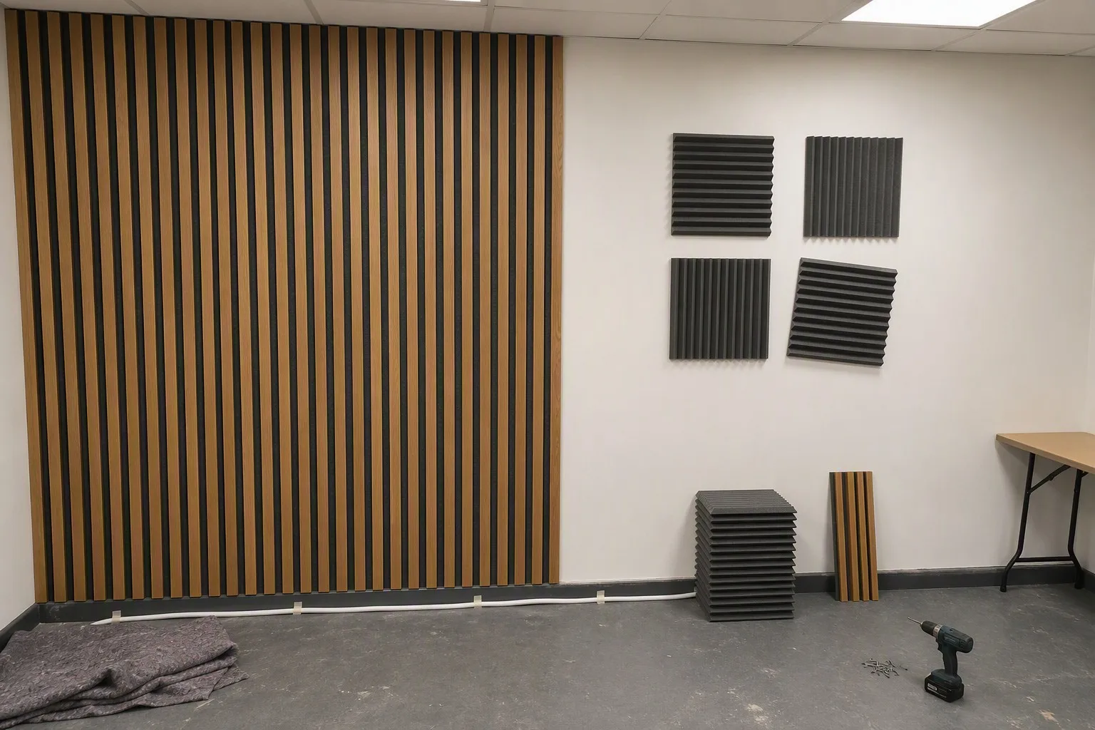 Wood Slat Panels vs Acoustic Foam: A Commercial Buyer’s Comparison