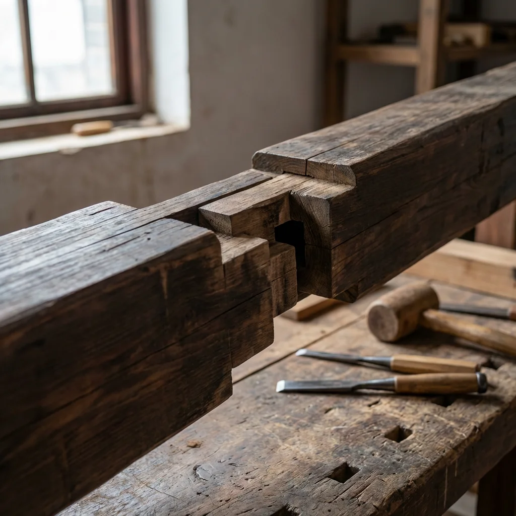 Tenon and Mortise Sunmao Joint Detail