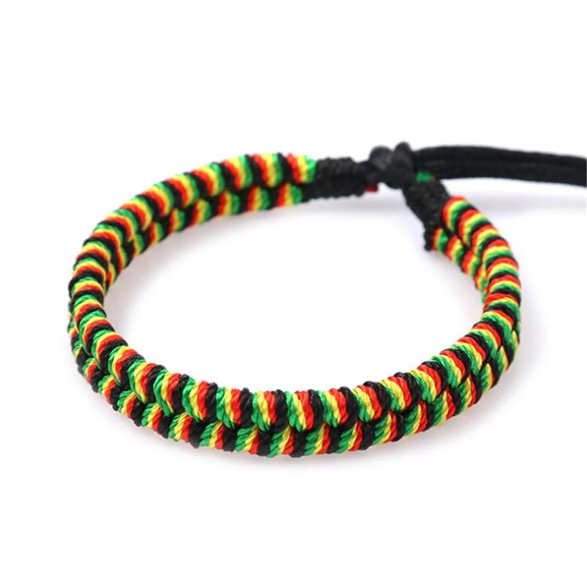 

Handmade Tibetan Buddhist Braided Bracelet Lucky Knot Rope Men Women Multi Color Bracelet