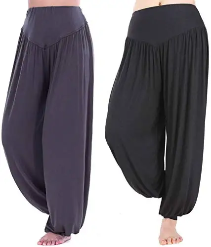 High-Waisted Loose-Fitting Four向弹力Yoga Pants