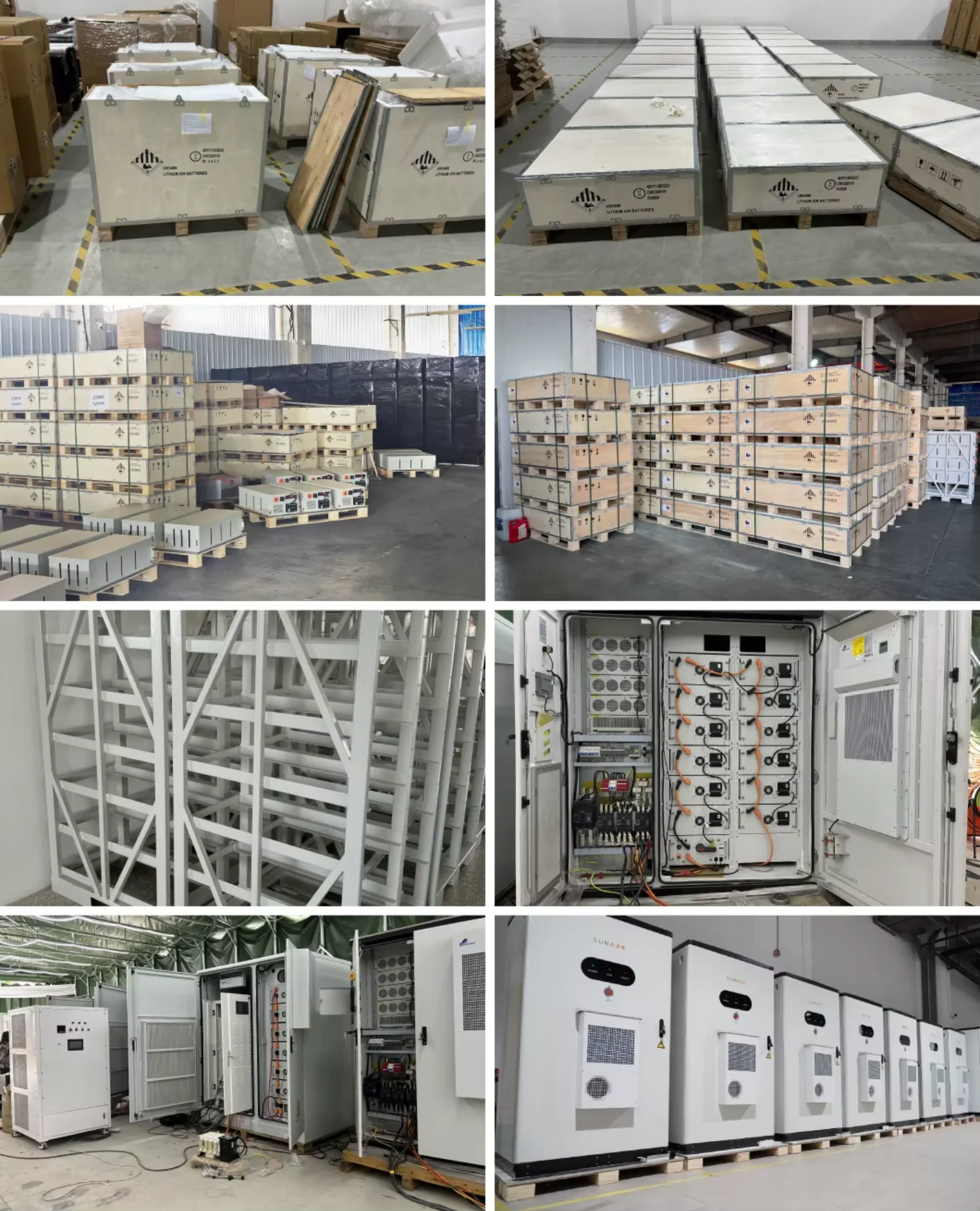 Sunark Integrated 250kW 488kWh Liquid Cooled BESS Industrial Energy Storage System Outdoor Cabinet for Microgrid Peak Shaving