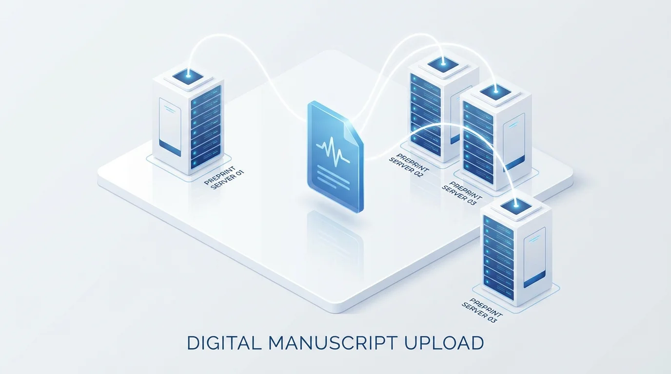Digital Manuscript Upload Concept
